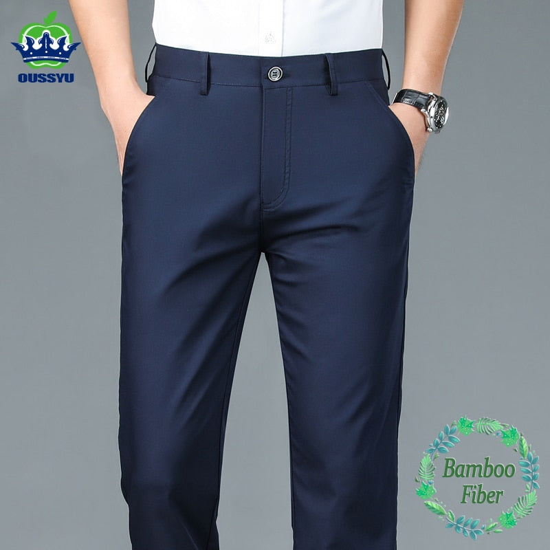 Buy Park Avenue Men`s Regular Fit Self Design Mid Waist Grey Formal Trouser  online