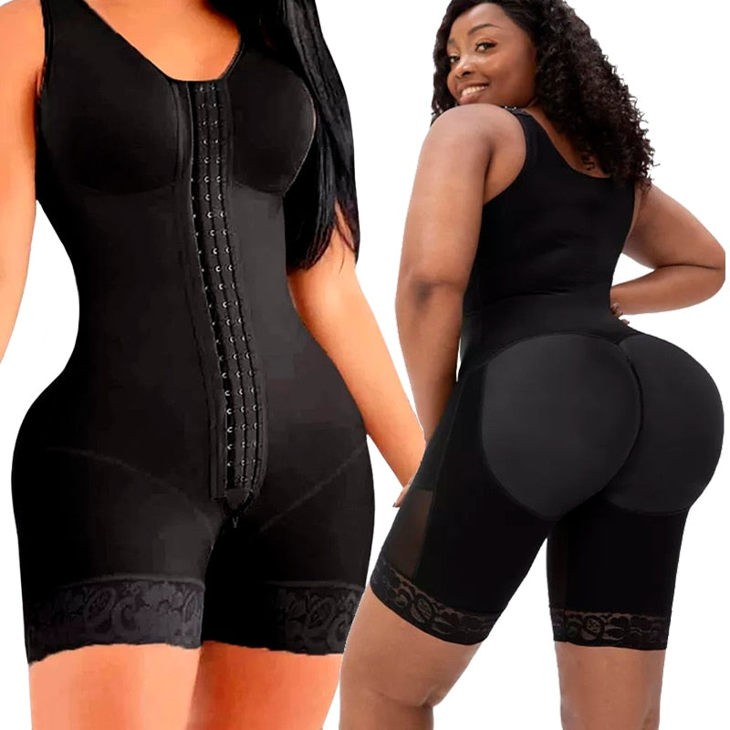 Women Faja Colombiana Slim Bodysuit Plus Size Full Body Shaper - China Waist  Trainer and Tummy Control price