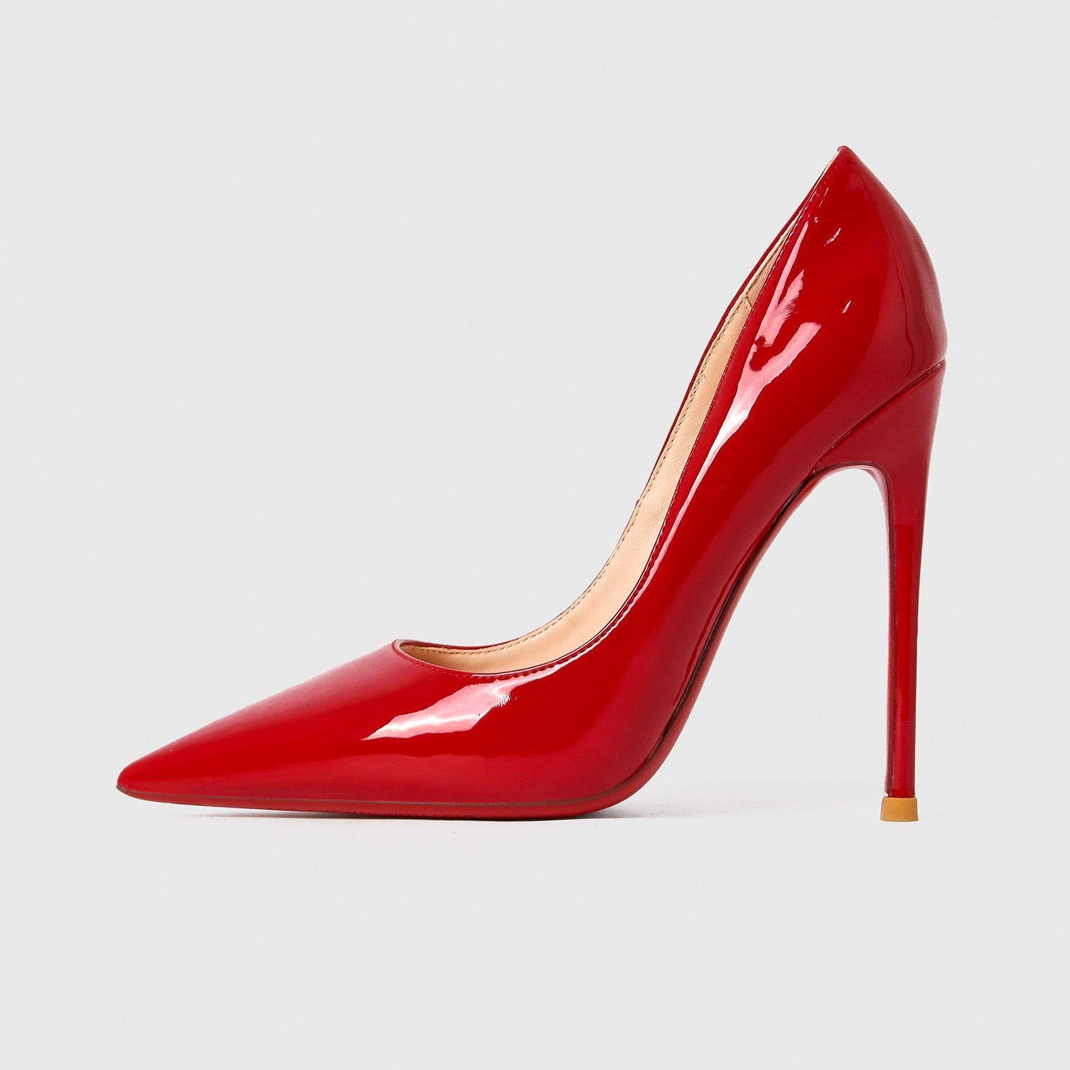 Red shiny high heels print by Maxim Images